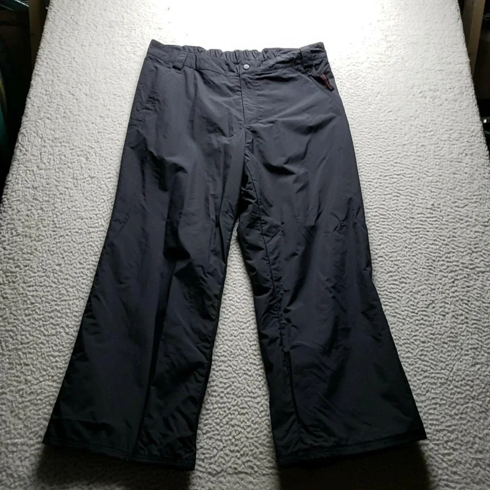 Obermeyer Pants Mens XL Short 39x29 Black Nylon Insulated Snow Ski Outdoor